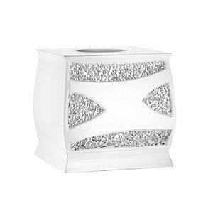 Popular Bath White Sinatra Bath Decor Accessories, Premium, Durable, Acrylic